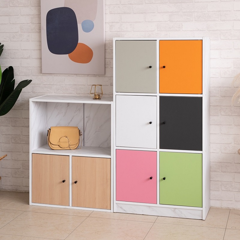 Exclusive play Colorful six-door cabinet, , large
